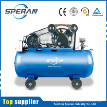 Factory best price mobile 5.5hp 2 cylinder belt driven piston air compressor 200l